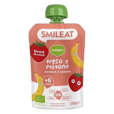 Smileat BIO Kapsička jahoda, banán a karotka