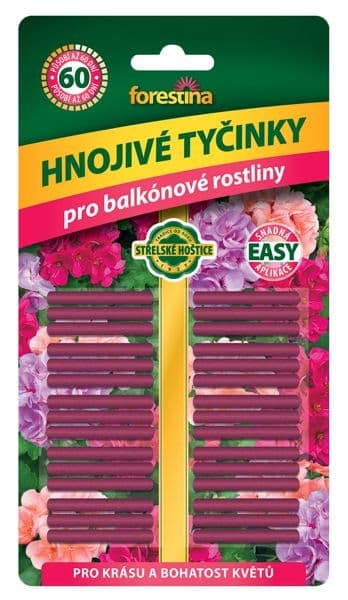 Forestina Hnojivé tyčinky na balkónové rostliny 30 ks