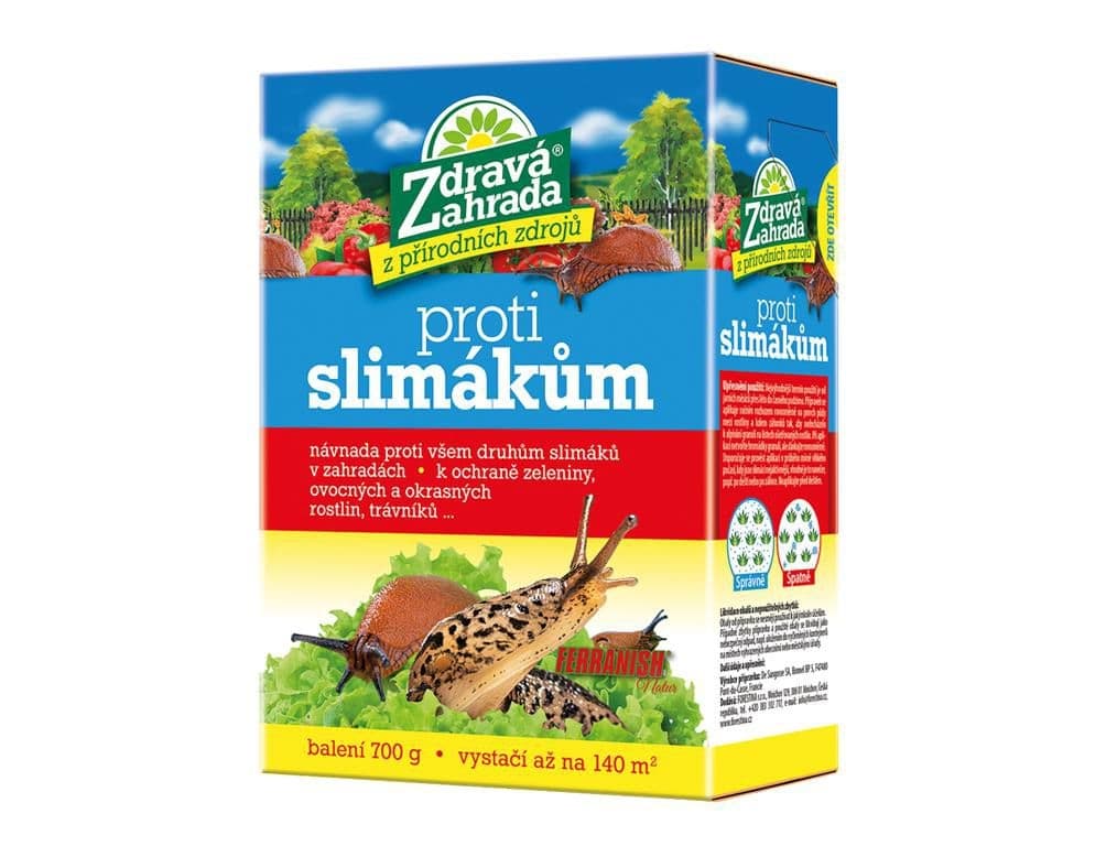 Moluskocid ZDRAVÁ ZAHRADA proti slimákům a plzákům 700g