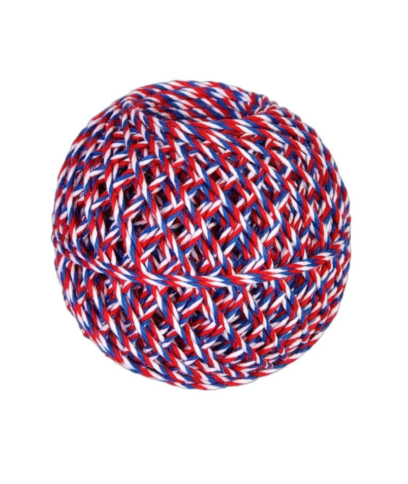 Bavlněný motouz trikolóra, typ 72x9 tex, 60 m, 40 g