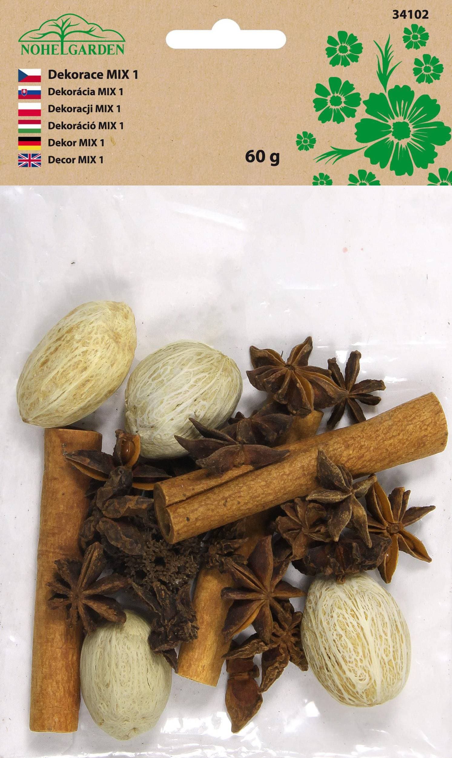 Nohel Garden Dekorace sušiny MIX 1 60g