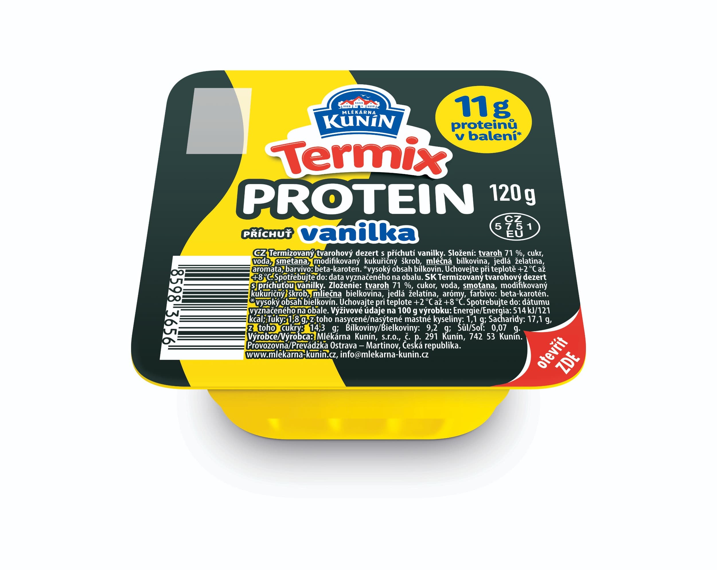 Kunín Termix Protein s příchutí vanilka 120g