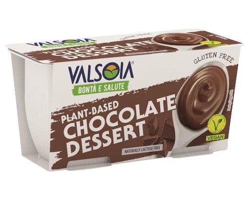 Valsoia Creme Sójový dezert s čokoládovou příchutí 2x115 g