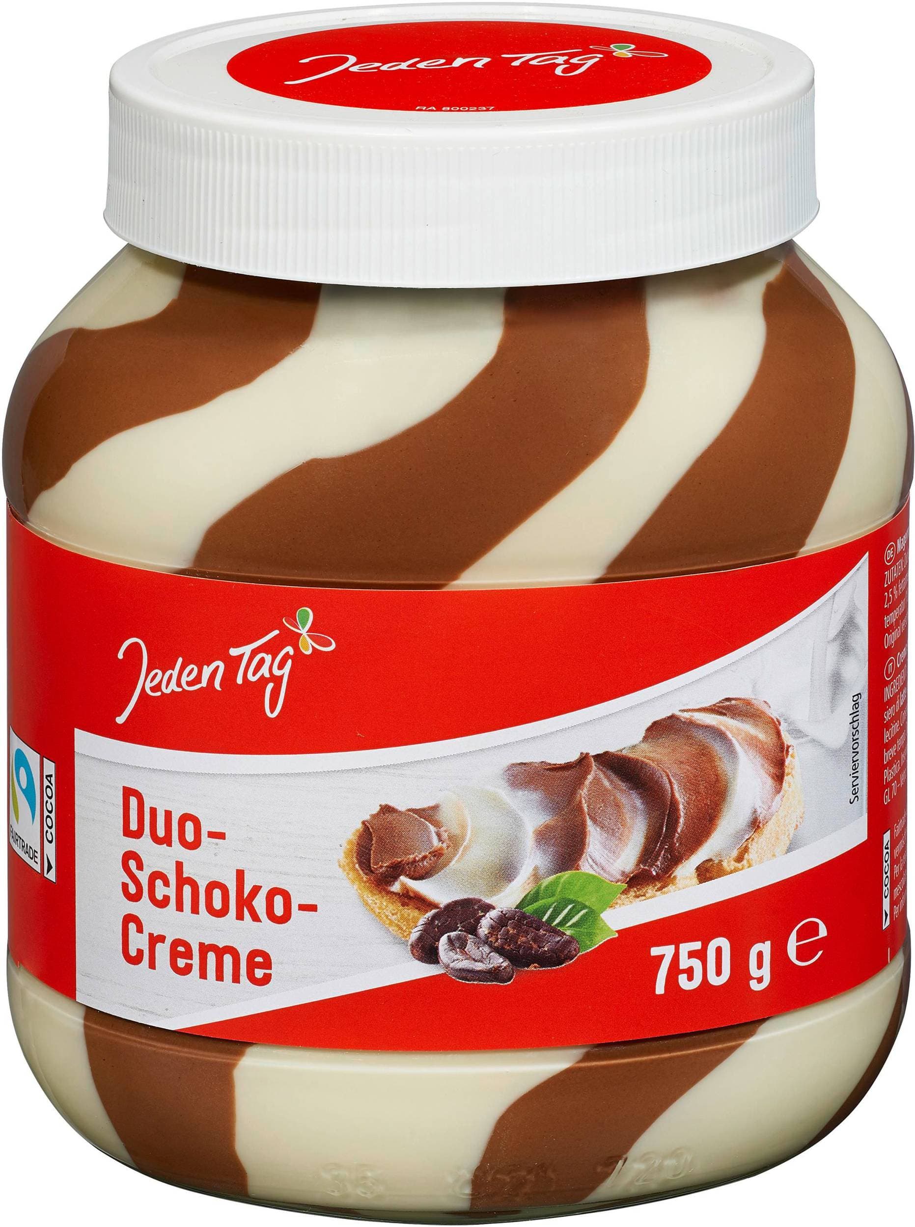 Jeden Tag Pomazánka čokoládová duo 750g
