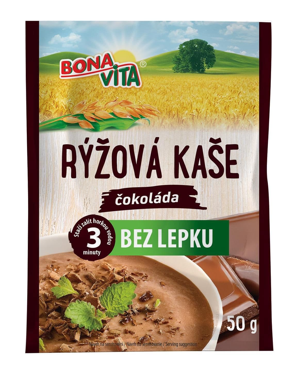 Bonavita Rýžová kaše čokoláda 50g