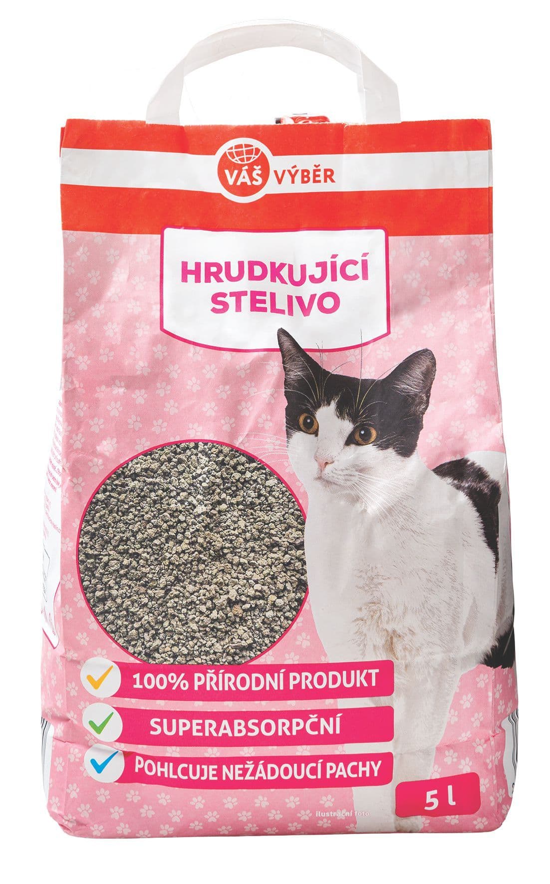 Váš výběr stelivo pro kočky 5l