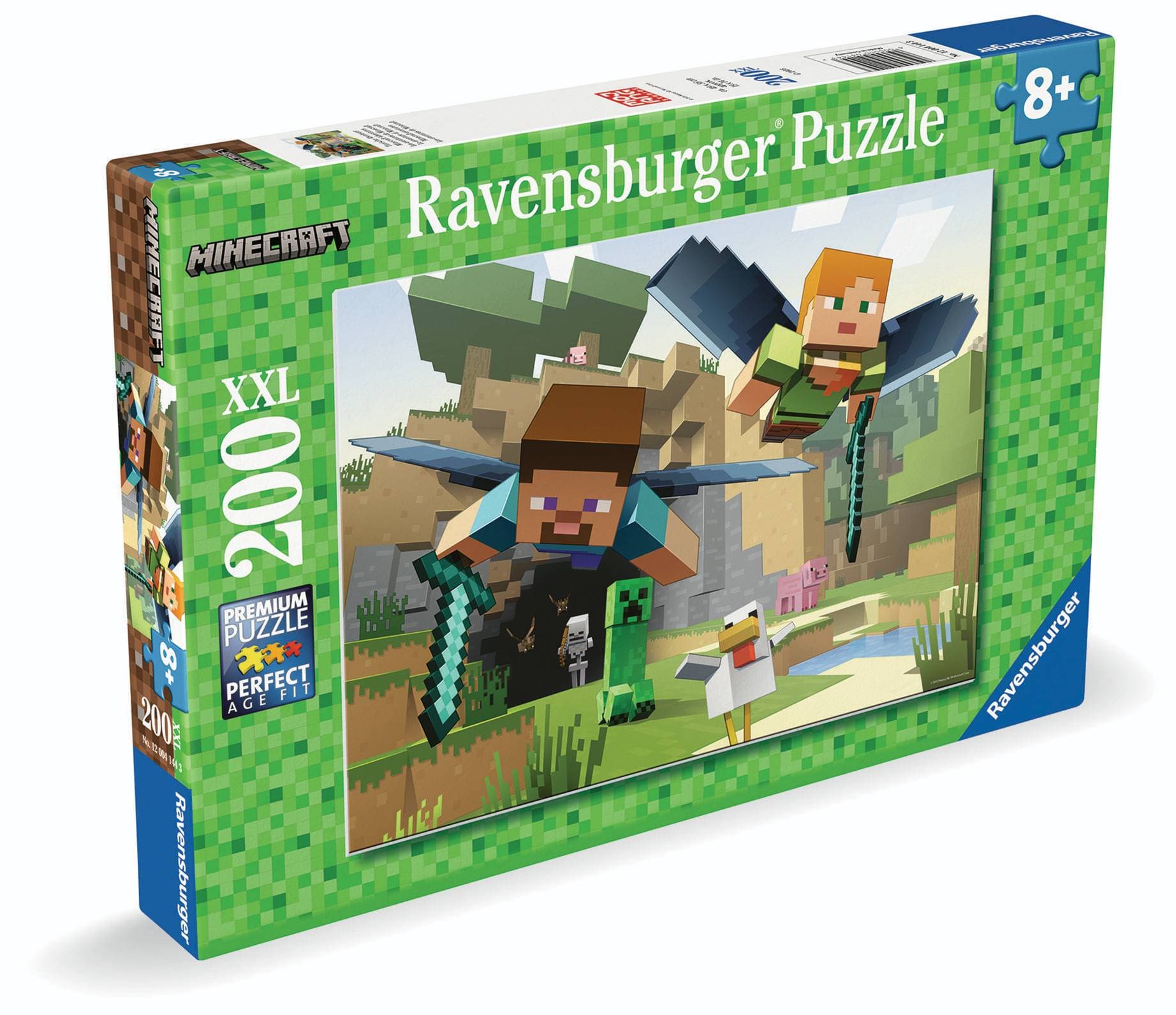 Ravensburger Puzzle 120041443 Minecraft 200 dílků