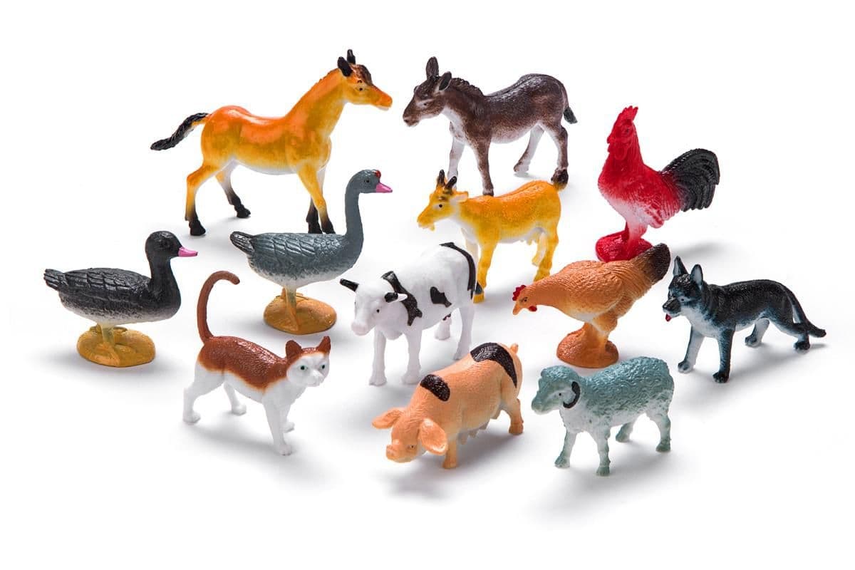 FAUNICA Zvířátka figurky v tubě - Farma