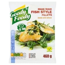 Goody Foody Mahi Mahi Fish Style Fillets 460g