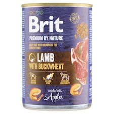 Brit Premium by Nature Lamb with Buckwheat kompletní krmivo pro dospělé psy všech plemen 400g