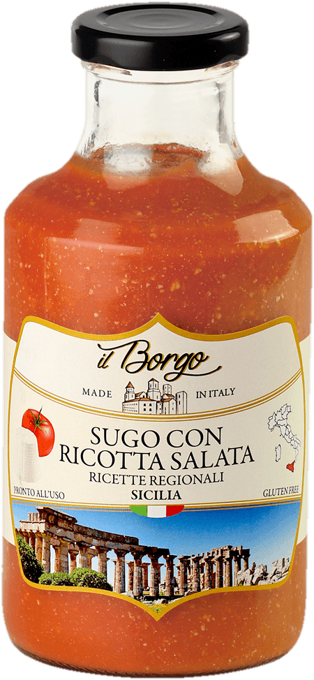 Cascina San Cassiano Sicílie rajčatová omáčka se sýrem Ricotta Salata