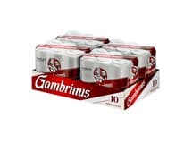 Gambrinus Original 10 pivo 4 x 6 x 500 ml plech