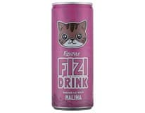 FIZI DRINK malina 6 x 250 ml plech