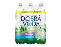 DOBRÁ VODA Ochucená bezinka neperlivá 6 x 1,5 l