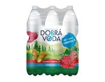 DOBRÁ VODA Ochucená jahoda malina 6 x 1,5 l