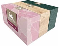HARMONY kapesníky papírové 2vrstvé 3 x 150 ks box