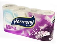 HARMONY Soft Toaletní papír 3vrstvý 17 m 8 ks