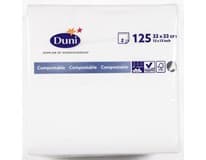 Duni Ubrousky 33 cm 2vrstvé bílé 125 ks