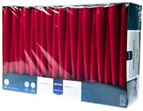 METRO PROFESSIONAL Svíčka 2 x 24 cm bordó 100 ks