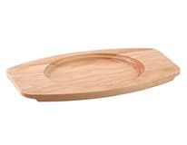 METRO PROFESSIONAL Podnos dřevěný pro pánev 20/23,5 cm ovál 1 ks