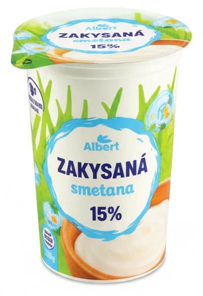 Albert Zakysaná smetana 15%