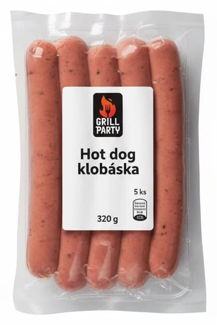 Grill Party Hot dog klobáska