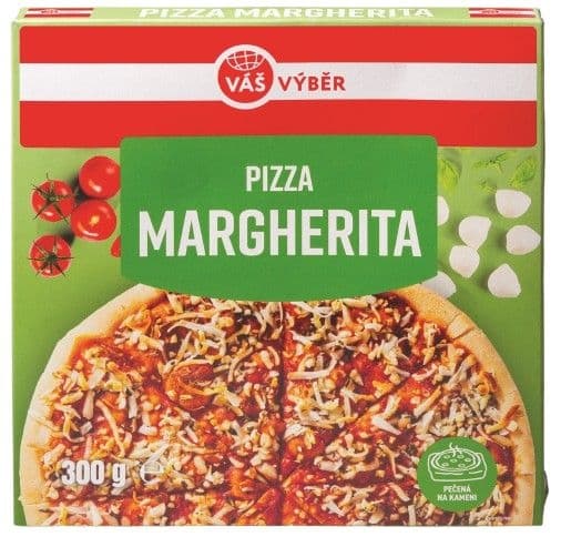Váš Výběr Pizza Margherita mražená 300g