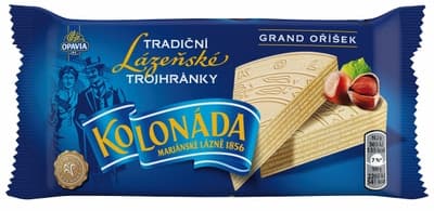 Opavia Kolonáda Trojhránky lázeňské oplatky Grand oříšek