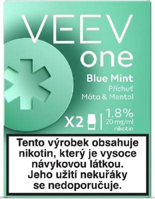 VEEV ONE Blue Mint 1,8% 2x2ml (20 mg)