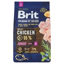 Brit Premium by Nature Junior S kompletní krmivo pro psy 3kg