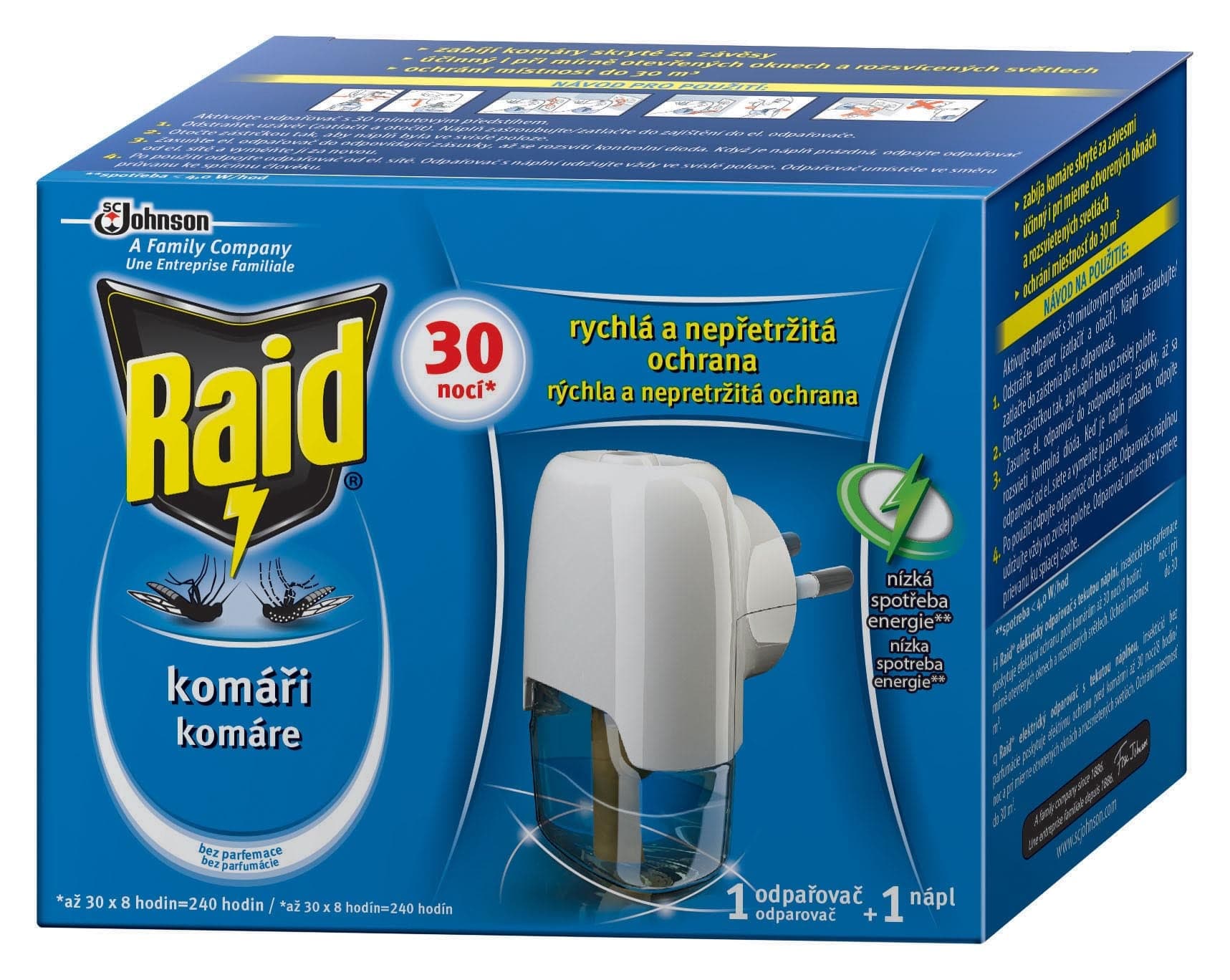 Raid elektrický odpařovač s tekutou náplní 30 nocí