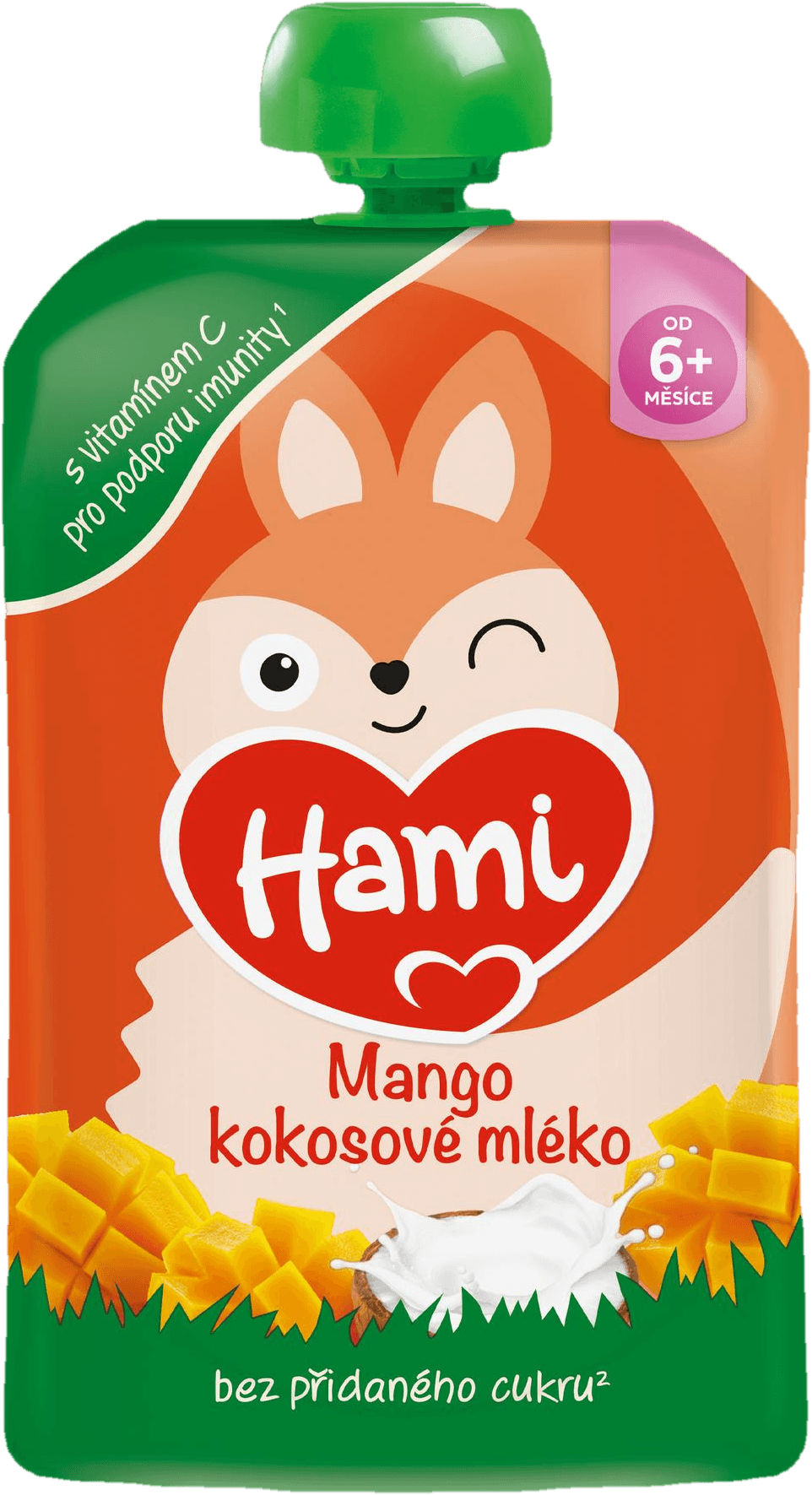 Hami Kapsička mango a kokosové mléko