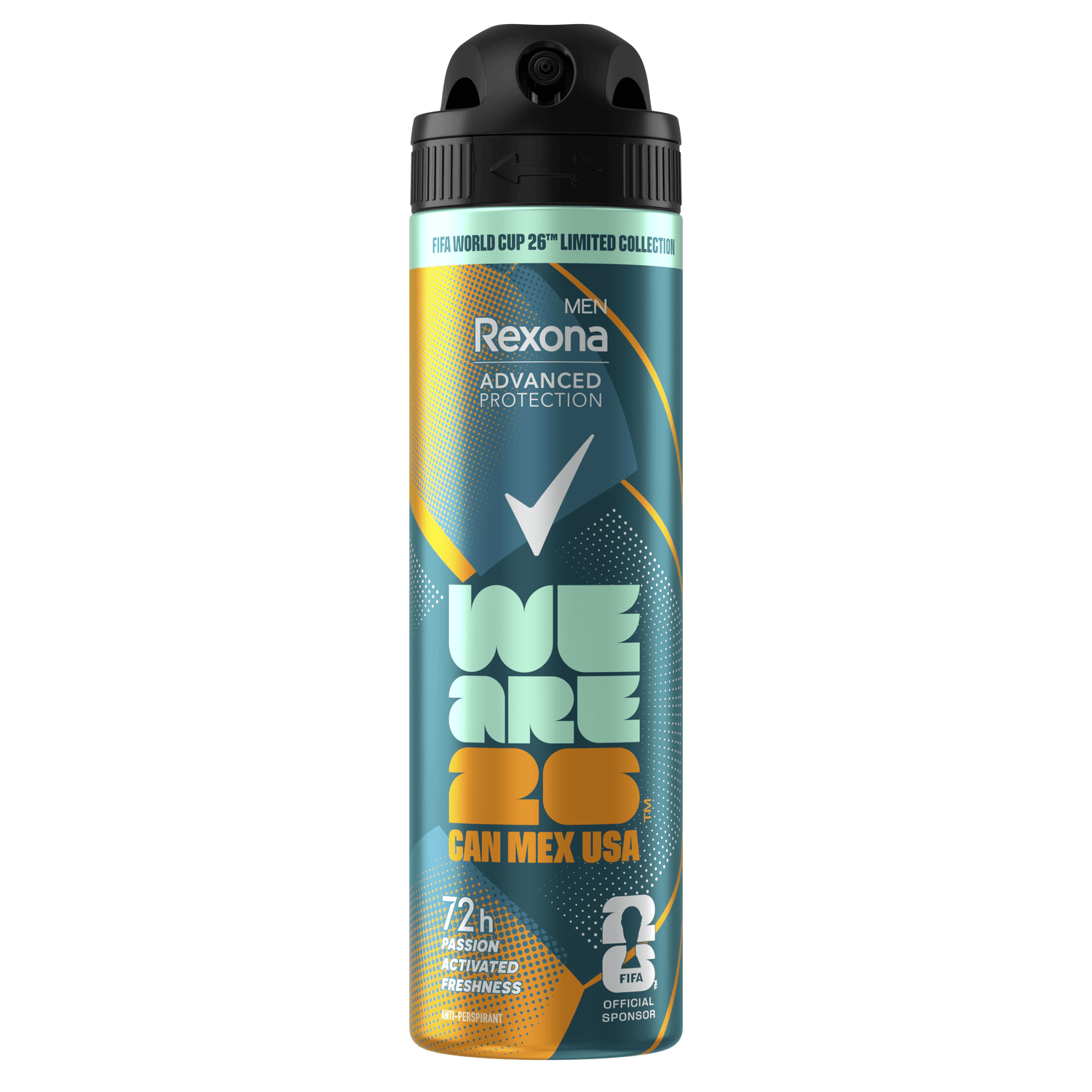 Rexona Men Advanced Protection FIFA 2026 antiperspirant sprej