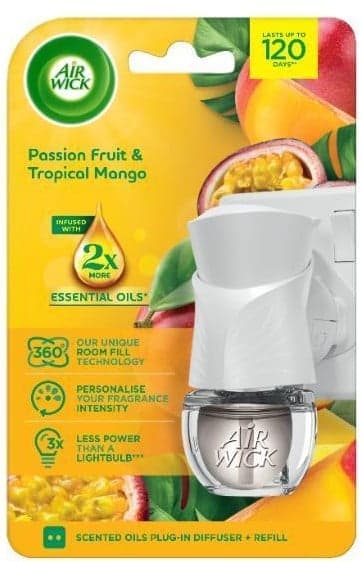 Air Wick Elektrický osvěžovač vzduchu strojek a náplň maracuja a tropické mango