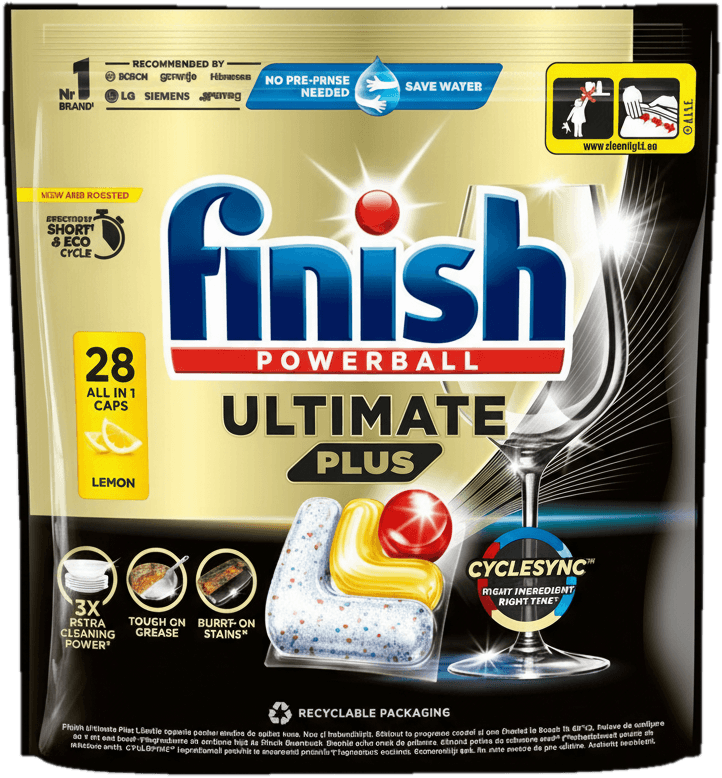 Finish Ultimate Plus All in 1 Lemon kapsle do myčky nádobí