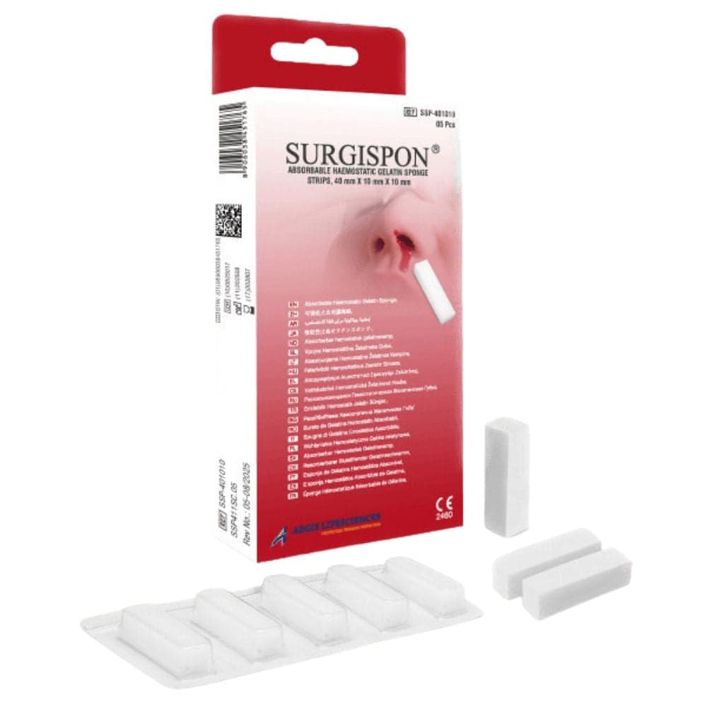 Surgispon nasal strips 40x10x10mm 5ks 1 ks
