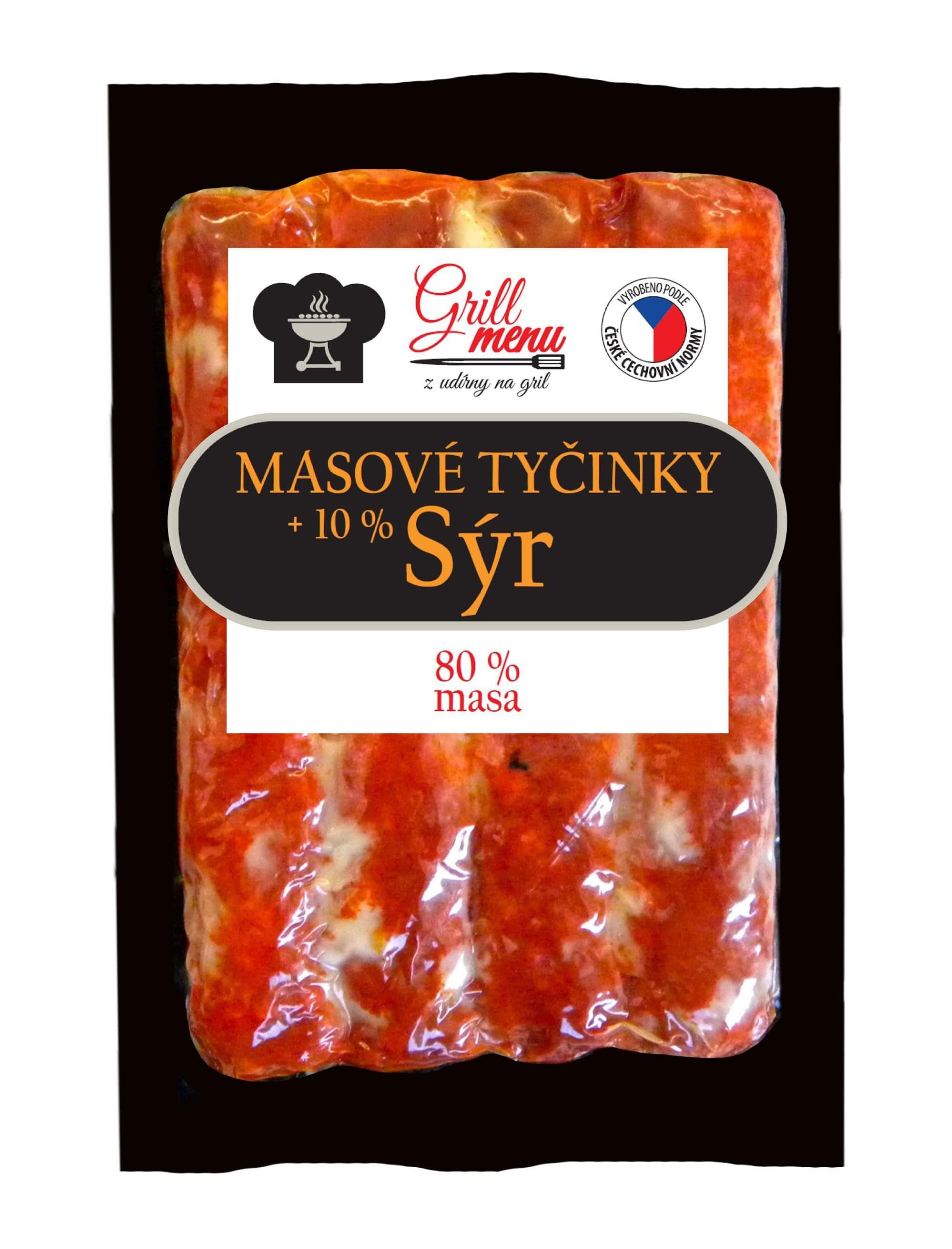 Uzeniny Příbram Grilovací tyčinky se sýrem 340g