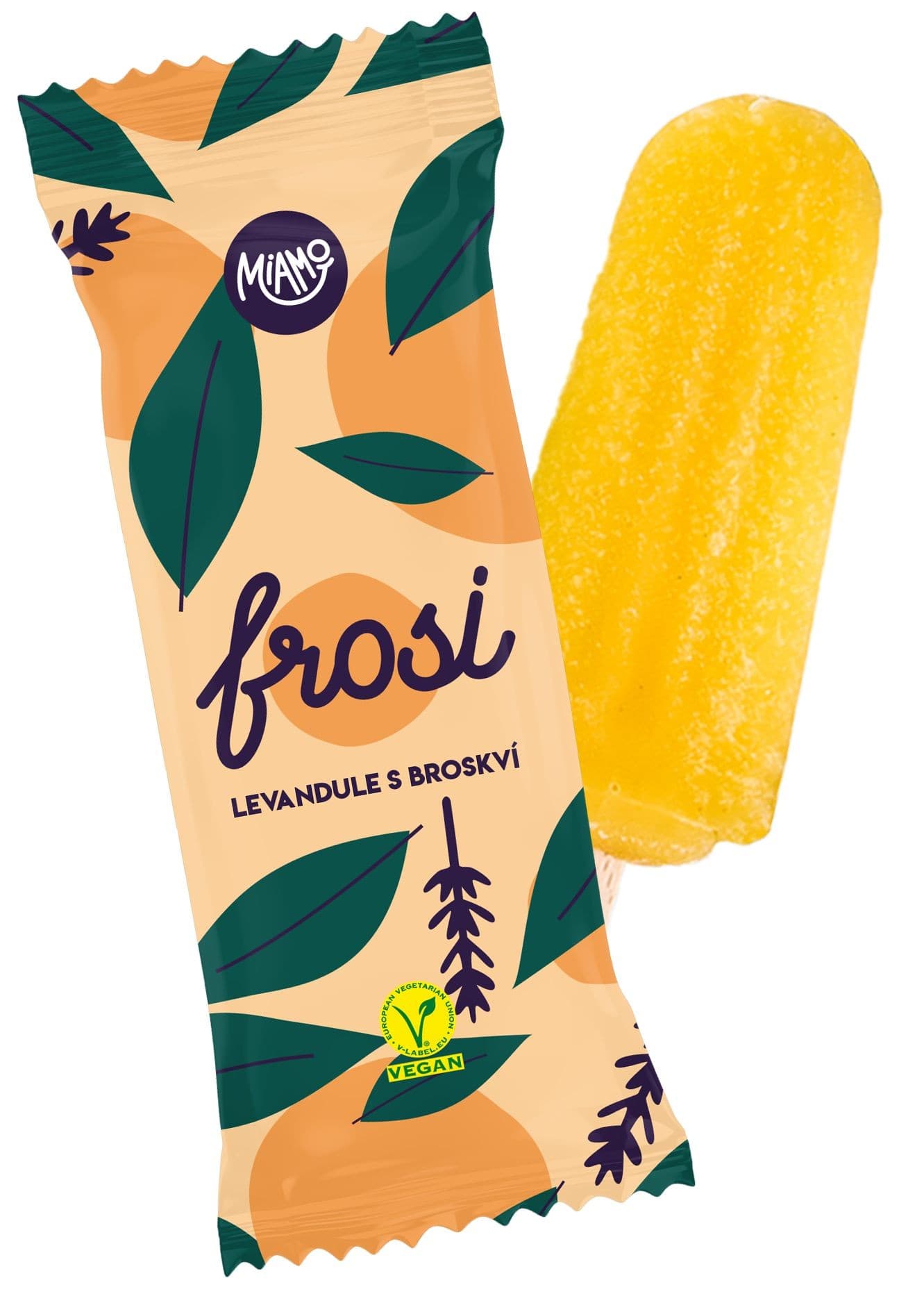Miamo Zmrzlina Frosi broskev-levandule 50 ml