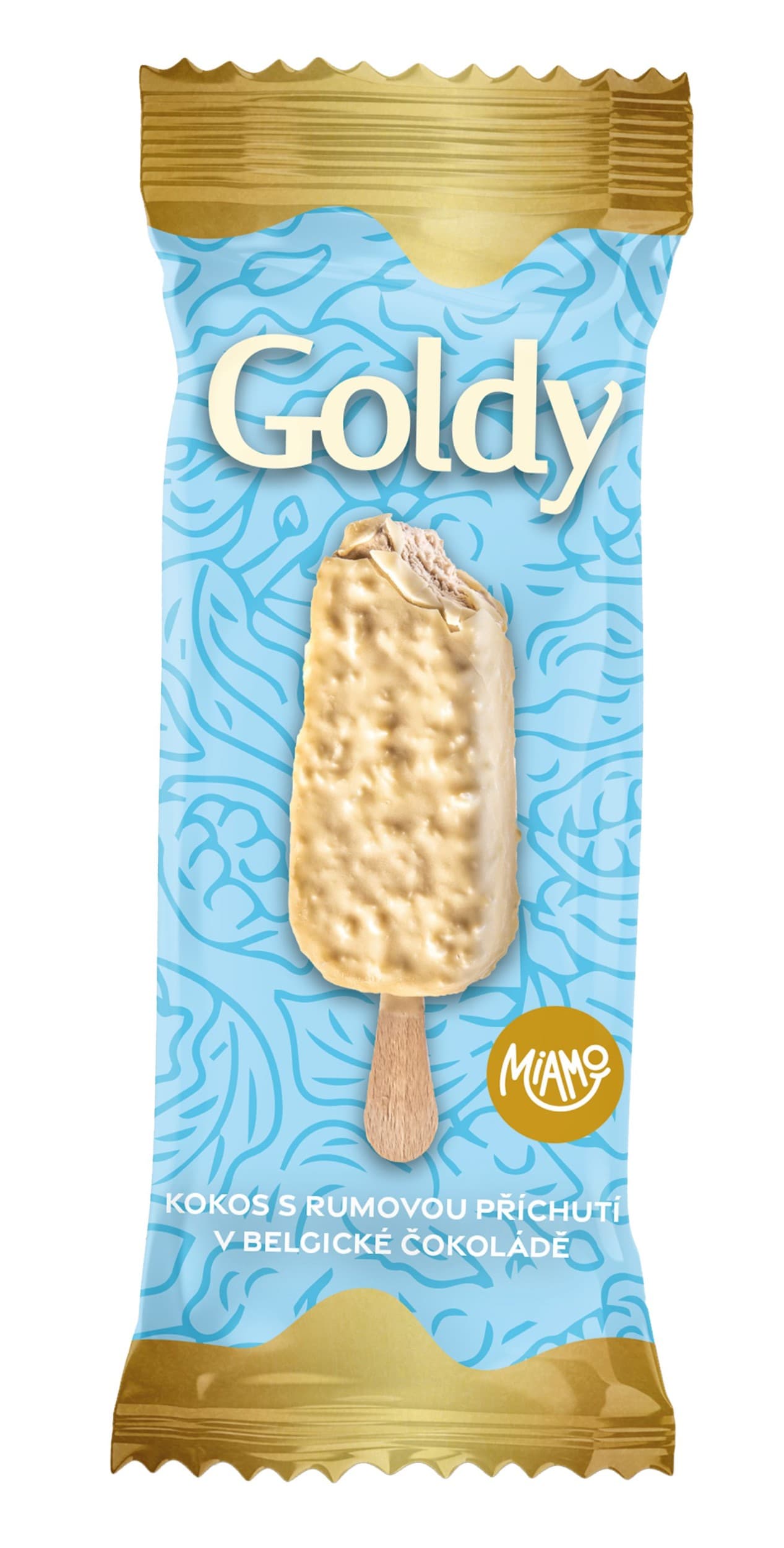 Tipafrost Zmrzlina Goldy kokosovo-rumová 120ml