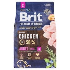 Brit Premium by Nature Adult S kompletní krmivo pro psy 3 kg