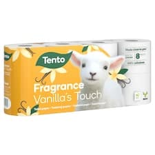 Tento Fragrance Vanilla's Touch toaletní papír 3 vrstvy 8 rolí