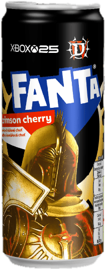 Fanta Jablečno-třešňová chuť plech