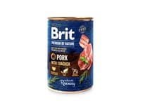 Brit Konzerva pro psy vepřové s průdušnicí 400 g