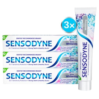 Sensodyne Extra Whitening (3x 75 ml)