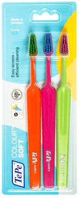 TePe Select Soft Colour zubní kartáčky 3.0 ks