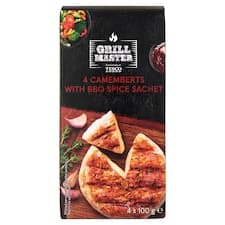 Grill Master Měkký zrající plnotučný sýr s kořenícím přípravkem 4 x 100g