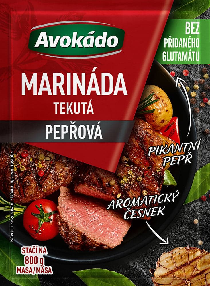 Avokádo Marináda tekutá pepřová