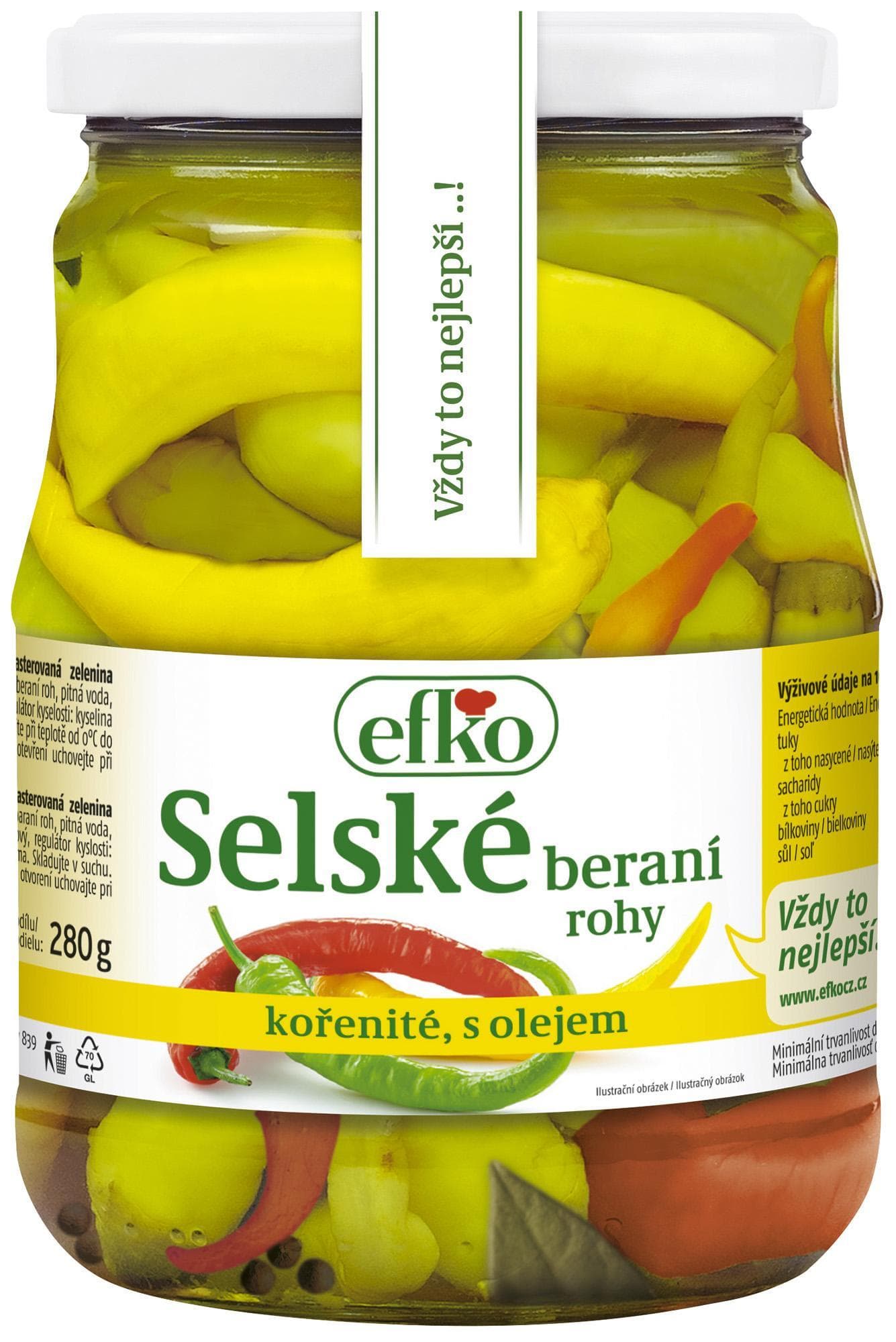 Efko Selské beraní rohy