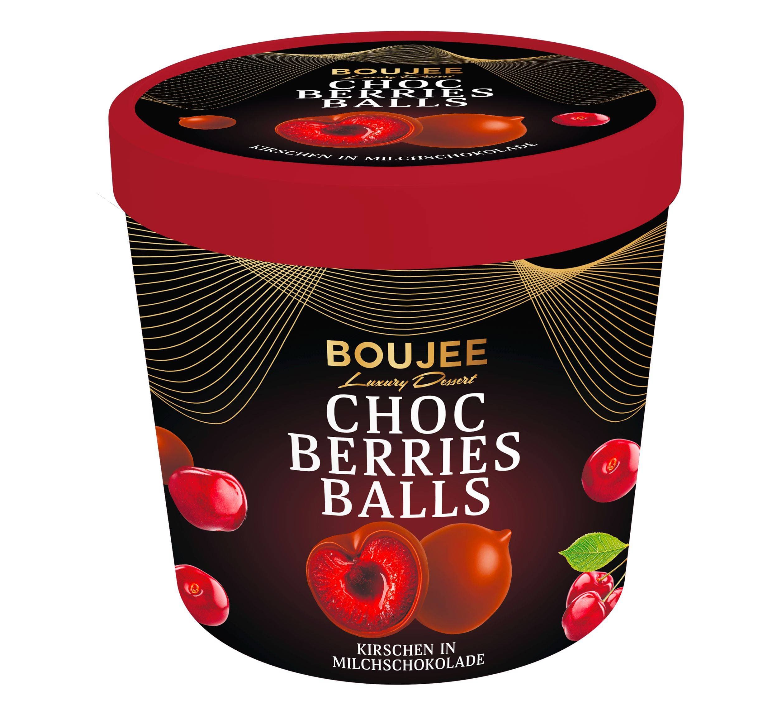 Boujee třešně v mléčné čokoládě mražené 140g