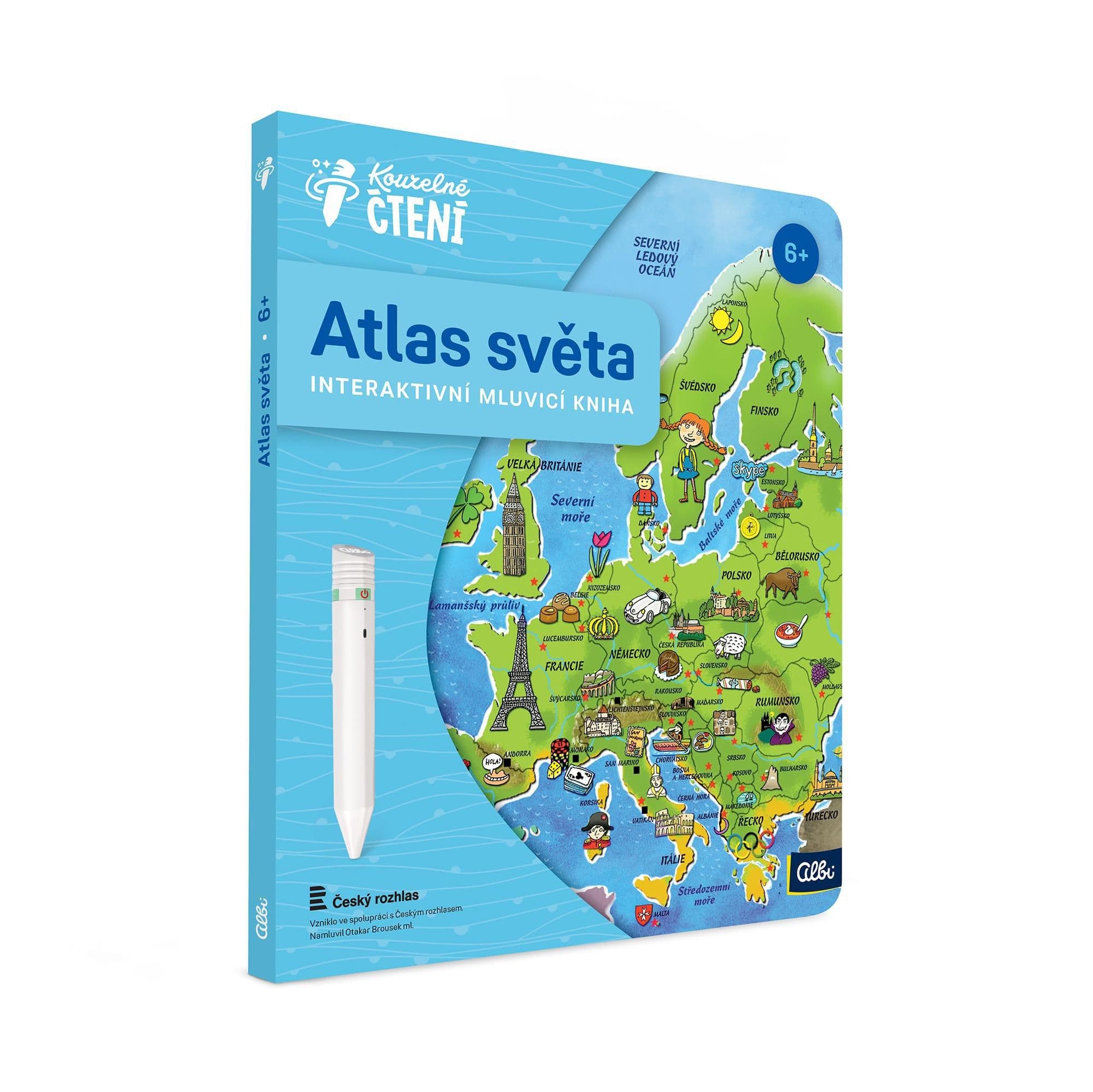 Albi Kouzelné čtení Kniha Atlas světa